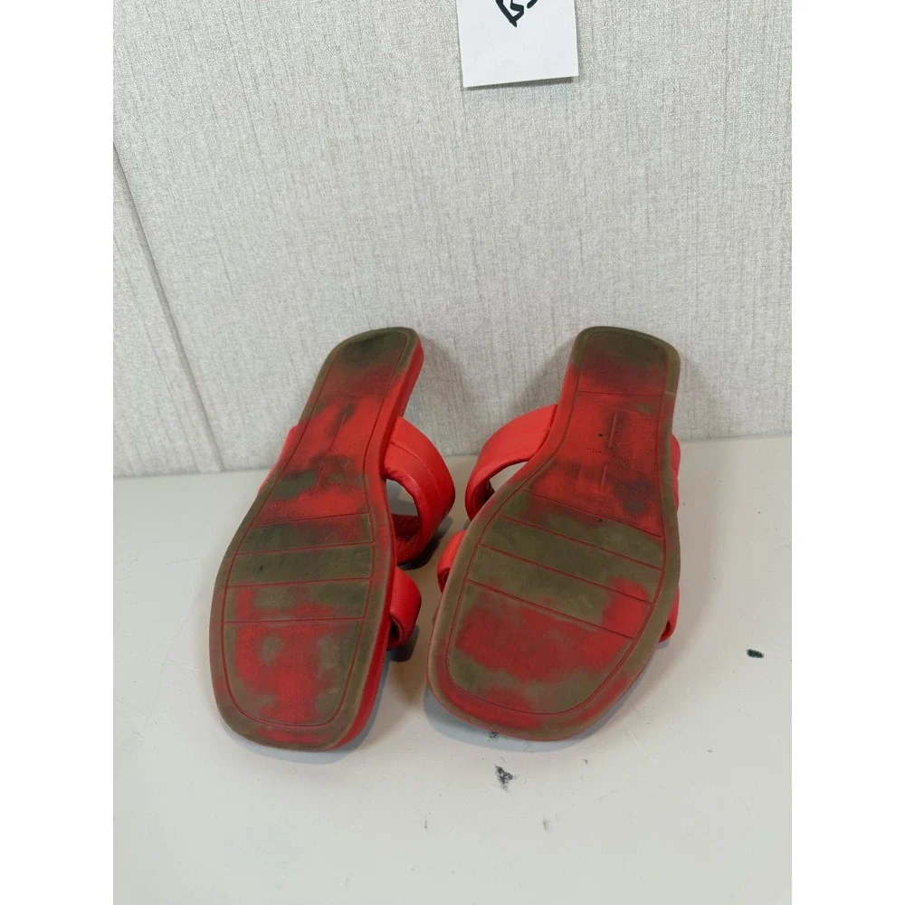 Dolce Vita Adore Slide Sandal In Orange Red‎ Size 9.5